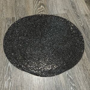 Sparkles home luminous placement charcoal rose gold color new sold in a set of 2